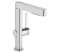 hansgrohe Finoris mezclador monomando de lavabo 230 con ducha extraÃble, 2 tipos de chorro y desagÃŒe con apertura a presiÃ³n, 178 mm de proyecciÃ³n, 76063, Color: cromado - 76063000