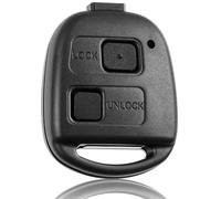FINTERRY Carcasa de llave para Toyota Corolla Yaris RAV4 Land Cruiser HiAce Previa Alphard Celica MR2 Estima Passo Pixis Tarago Rush Prado - Funda de repuesto para llave de coche de 2 botones