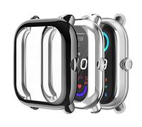 Fintie 3 Piezas Funda para Amazfit GTS 2 Mini/Bip U Pro/Bip U/Bip S/Bip Lite/Bip 1S, TPU Suave Protector de Pantalla Carcasa