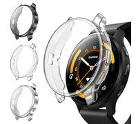 Fintie 3 Piezas Funda para Garmin Venu 3 (45mm), TPU Suave Protector de Pantalla Carcasa