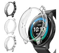 Fintie 3 Piezas Funda para Garmin Venu 3s (41mm), TPU Suave Protector de Pantalla Carcasa