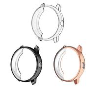 Fintie 3 Piezas Funda para Garmin Vivoactive 3, TPU Suave Protector de Pantalla Carcasa