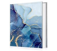 Fintie Álbum de fotos de 4 x 6 pulgadas, 300 bolsillos de gran capacidad, piel vegana de alta calidad, funda para libro de fotos familiar, boda, aniversario, bebé, vacaciones, mármol océano