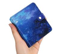 Fintie Álbum de fotos pequeño para películas Polaroid de 3.5 x 4.25 pulgadas, 52 bolsillos, compatible con Polaroid Now+/Now/Flip/I-2/I-Type/600/SX-70/fotos Fujifilm Instax Wide EVO/400/300, cielo