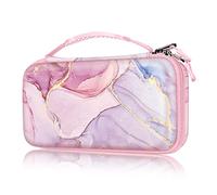 Fintie Bolsa de transporte para Nintendo Switch OLED modelo 7"/Switch 6.2", bolsa de almacenamiento portátil para viajeros con 10 ranuras para tarjetas de juego y bolsillo interior para consola Switch