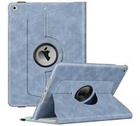 Fintie - Carcasa Compatible con iPad de 10,2 Pulgadas, 9ª/8ª/7ª generación (2021/2020/2019), Funda giratoria de 360 Grados, Funda con función de Almacenamiento de lápiz, Azul Vintage