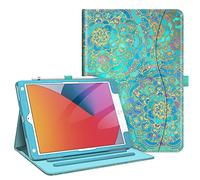 FINTIE - Carcasa Compatible con iPad de 10,2 Pulgadas, 9ª generación, 2021, 8º Gén 2020, 7º Gén 2019, Funda multiposición, Funda para Despertar/Despertador, automática, protección de Las Esquinas,