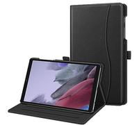 FINTIE - Carcasa Compatible con Samsung Galaxy Tab A7 Lite de 8,7 Pulgadas 2021, Funda con múltiples ángulos con Bolsillo de documento, protección para Tab A7 Lite SM-T225/T220/T227, Color Negro