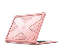 FINTIE - Carcasa para MacBook Air 13 2020 2019 2018, Modelos A2337 (M1) / A1932 / A2179, Funda rígida híbrida Robusta Carcasa Transparente a Prueba de Golpes de TPU Protección, Oro Rosa