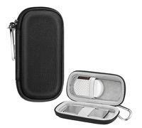Fintie Carrying Case for Kardia Mobile and Kardia Mobile 6L EKG Device Heart Monitor - Protective Hard EVA Shockproof Storage Portable Travel Cover Bag with Pill Organizer (Black)