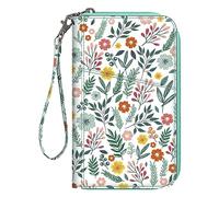 FINTIE Cartera de Viaje para Pasaporte para familias de 4 a 6 años, Organizador de Documentos de Viaje con Bloqueo RFID, Bolsa de Mano para pasaportes, Tarjetas de Visita, Tarjetas de crédito, pases