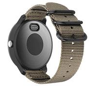 FINTIE Correa compatible con Garmin Vivoactive 6/5/3/3 Music | Garmin Venu/Sq/Sq 2/2 Plus, Forerunner 165/55/645/245, correa de repuesto de nailon suave de 20 mm, pulsera ajustable