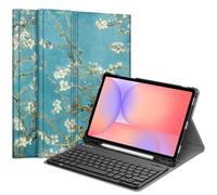 Fintie CSBH079 - Funda de teclado para Samsung Galaxy Tab S9 FE 5G de 10.9 pulgadas / Galaxy Tab S9 de 11 pulgadas 2023 con soporte para bolígrafo S, funda delgada con soporte desmontable, teclado