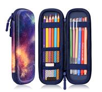 FINTIE Estuche para lápices para adultos, carcasa rígida de EVA, resistente a golpes e impermeable, 8 lápices + accesorios, organizador con compartimentos para oficina, escuela, universidad y viajes