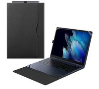 Fintie Funda 15,6 Pulgadas para Samsung Galaxy Book 4&Book 4 360 - Funda Protectora Folio Premium con Ranuras para Documentos,Negro