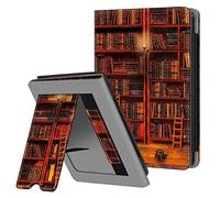 Fintie Funda 6" para Tolino Shine Color/5 y Kobo Clara/BW - Tarjetero Correa de Mano y Auto Sleep/Wake, Bibliotecaclaro