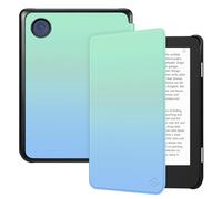 Fintie Funda 6" para Tolino Shine Color/Shine 2024/Shine 4 2022 y Kobo Clara Colour/Clara BW 2024/Clara 2E 2022 eReader-Funda Ultrafina con Apagado automático/Despierto y Cierre magnético,Azul-Verde