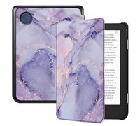 Fintie Funda 6" para Tolino Shine Color/Shine 2024/Shine 4 2022 y Kobo Clara Colour/Clara BW 2024/Clara 2E 2022 eReader-Funda ultrafina con apagado automático/despierto y cierre magnético, Lila Marble