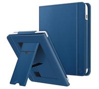 Fintie Funda 7" para Tolino Vision Color 2024/Vision 6 2021 y Kobo Libra Color 2024/Libra 2 2021-Kickstand cubierta con correa de mano titular de la tarjeta y el sueño/despertar automático,Azul Marino