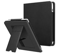 Fintie Funda 7" para Tolino Vision Color 2024/Vision 6 2021 y Kobo Libra Color 2024/Libra 2 2021-Kickstand Cubierta con Correa de Mano Titular de la Tarjeta y el sueño/Despertar automático,Negro