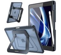 Fintie Funda a Prueba de Golpes para iPad de 9ª generación (2021), 8ª generación (2020), 7ª generación (2019) de 10.2 Pulgadas, Soporte para lápices Integrado, Funda Protectora Delgada esmerilada con