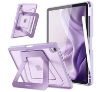 Fintie Funda a Prueba de Golpes para iPad Air 11 Pulgadas M4/M3/M2 (2026/2025/2024), iPad Air 5ª Gen/4ª Gen (2022/2020) de 10.9 Pulgadas, Cubierta Dura esmerilada Delgada con Soporte - Violeta