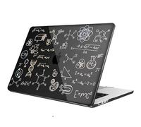 Fintie Funda Compatible con MacBook Air 15 Pulgadas (M4) 2025 / (M3) 2024 / (M2) 2023, Carcasa rígida Ultrafina Compatible con MacBook Air de 15,3 Pulgadas Retina, (Negro Transparente) Fórmula