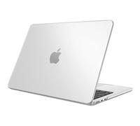 Fintie Funda compatible con MacBook Air de 13.6 pulgadas A2681 (versión 2022), funda protectora rígida a presión para MacBook Air de 13.6 pulgadas M2 chip con pantalla Retina líquida e Touch ID, transparente escarcha