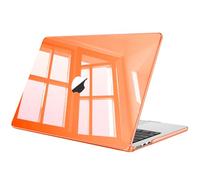 Fintie Funda compatible con MacBook Air de 13,6 pulgadas M4 M3 M2 (2025-2022) A3240 A3113 A2681, carcasa rígida ultrafina compatible con MacBook Air de 13,6 pulgadas, (naranja cósmica)