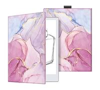 Fintie Funda Compatible con Remarkable 2 Digital Paper Tablet 10.3" (2020) - Estilo de Libro con Banda Elástica para Pen, Mármol Rosa Dorado