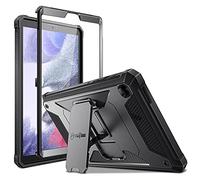 Fintie Funda Compatible con Samsung Galaxy Tab A7 Lite de 8,7" 2021 - Carcasa Dura Antichoque con Soporte y Protector de Pantalla Incorporado para Modelo SM-T225/T220, Negro