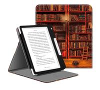 Fintie Funda compatible con Tolino Vision 6 2021 / Kobo Libra 2 - Funda protectora multiángulo de visión con función de apagado automático/despertador, la biblioteca