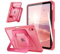 Fintie Funda con función Atril para iPad (A16) de 11ª generación 2025, iPad de 10.9 Pulgadas 2022 - Funda Resistente a los Golpes con Soporte y Soporte para bolígrafo, Color Rosa