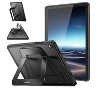 Fintie Funda con soporte de metal para Samsung Galaxy Tab A11+ Plus 11" 2025/Tab A9+ Plus 11 pulgadas 2023, resistente a los golpes, multiángulo, funda protectora negra
