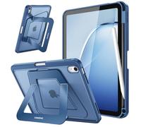 Fintie Funda con soporte para iPad (A16) 11ª generación 2025, iPad 10.9 pulgadas 2022 - Funda resistente a los golpes con soporte y soporte para bolígrafo, (azul marino)