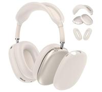 Fintie Funda de silicona 3 en 1 compatible con auriculares AirPods Max, almohadillas resistentes a los arañazos AirPods Max, cubierta para auriculares y cubierta de diadema, accesorios para