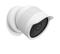 Fintie Funda de Silicona para Nest CAM para Exteriores o Interiores (batería) 2021, Funda Protectora y camuflada con Borde de Sombrero Resistente a la Intemperie (Paquete de 3) (Color Blanco)
