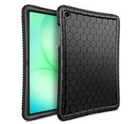 Fintie Funda de Silicona para Samsung Galaxy Tab A9 Plus de 11 Pulgadas Modelo 2023 (SM-X210/X216/X218), Serie Honey Comb para niños, Ligera, a Prueba de Golpes, Color Negro