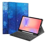 FINTIE Funda de teclado para Samsung Galaxy Tab S10 FE/ S9 FE 5G de 10.9 pulgadas / Tab S9 de 11 pulgadas con soporte S Pen, cubierta delgada de soporte desmontable teclado Bluetooth inalámbrico