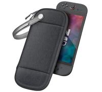 FINTIE Funda de transporte delgada para Nintendo Switch 2 (2025), carcasa rígida protectora con 2 fundas con 10 ranuras para tarjetas de juego, funda de almacenamiento portátil de viaje con bolsillo