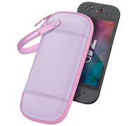 FINTIE Funda de transporte delgada para Nintendo Switch 2 (2025), carcasa rígida protectora con 2 fundas con 10 ranuras para tarjetas de juego, funda de almacenamiento portátil de viaje con bolsillo