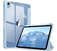 Fintie Funda Durable para iPad 11ª Gen 2025 (A16) de 11 Pulgadas, iPad 10ª Gen de 10.9 Pulgadas (2022) - Funda Antichoque y Soporte para Lápiz, Auto-Reposo/Activación,Azul Claro