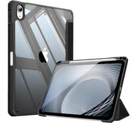Fintie Funda Durable para iPad 11ª Gen 2025 (A16) de 11 Pulgadas, iPad 10ª Gen de 10.9 Pulgadas (2022) - Funda Antichoque y Soporte para Lápiz, Auto-Reposo/Activación,Negro