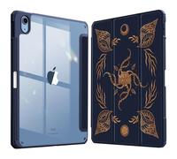 Fintie Funda Durable para iPad 11ª Gen 2025 (A16) de 11 Pulgadas, iPad 10ª Gen de 10.9 Pulgadas (2022) - Funda Antichoque y Soporte para Lápiz, Auto-Reposo/Activación,whelks