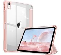 Fintie Funda Durable para iPad 11ª Gen 2025 (A16) de 11 Pulgadas, iPad 10ª Gen de 10.9 Pulgadas (2022) - Funda Antichoque y Soporte para Lápiz, Auto-Reposo/Activación,Oro Rosa