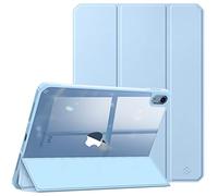 Fintie Funda Durable para iPad 11ª Generación 2025 de 11 Pulgadas Chip A16 | y iPad 10ª Gen de 10.9"(2022) - Carcasa Trasera Transparente a Prueba de Choques con Auto-Reposo/Activación, Azul Claro