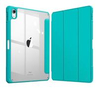 Fintie Funda Durable para iPad 11ª Generación 2025 de 11 Pulgadas Chip A16 | y iPad 10ª Gen de 10,9"(2022) - Funda Antichoque y Soporte para Lápiz, Auto-Reposo Activación, Azul Bondi