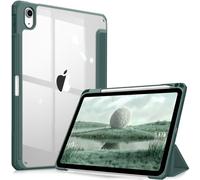 Fintie Funda Durable para iPad 11ª Generación 2025 de 11 Pulgadas Chip A16 | y iPad 10ª Gen de 10,9"(2022) - Funda Antichoque y Soporte para Lápiz, Auto-Reposo Activación, Verde Medianoche