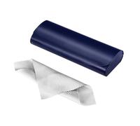 FINTIE Funda Gafas Rigida, Aluminio Metal Estuche Gafas de vista con Pañuelo Limpia Gafas para Mujeres y Hombres