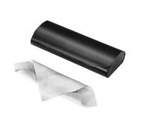 FINTIE Funda Gafas Rigida, Aluminio Metal Estuche Gafas de vista con Pañuelo Limpia Gafas para Mujeres y Hombres